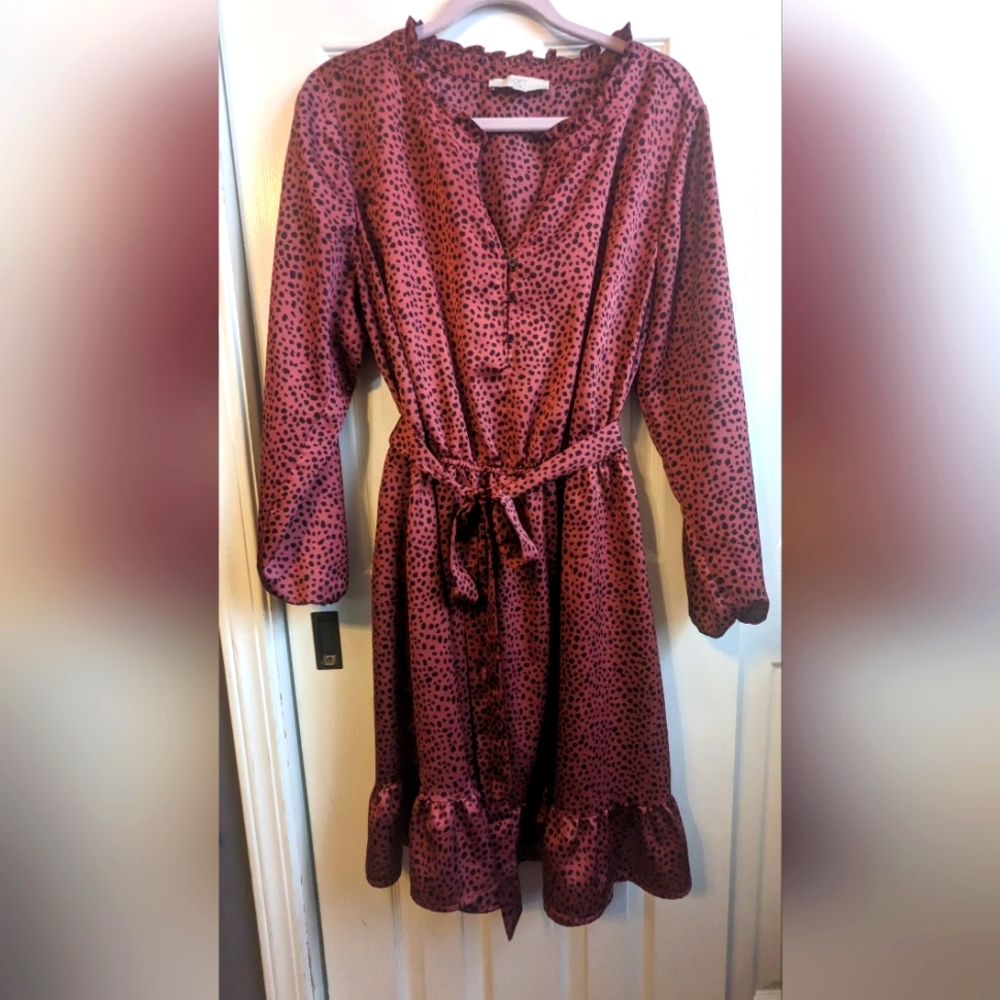 LOFT Plus Animal Print Dress
